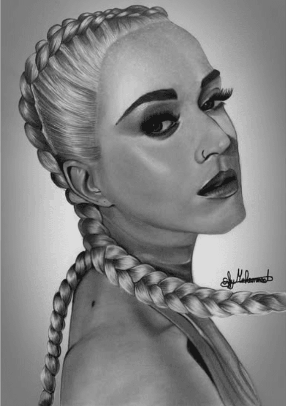 portrait in grafite - image 1